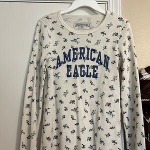 American Eagle long sleeve waffle